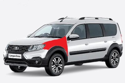 Крыло левое на ЛАДА ЛАРГУС FL Cross 8450013082 оригинал в цвет кузова